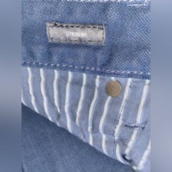 Mens Bonobos NWT straight fit medium blue stretchy cotton Jeans size 33/28 - Picture 6 of 7